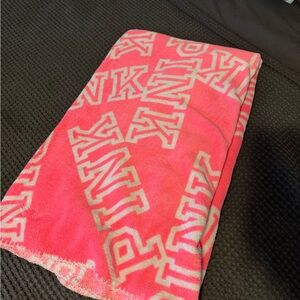 Pink Victoria's Secret Blanket